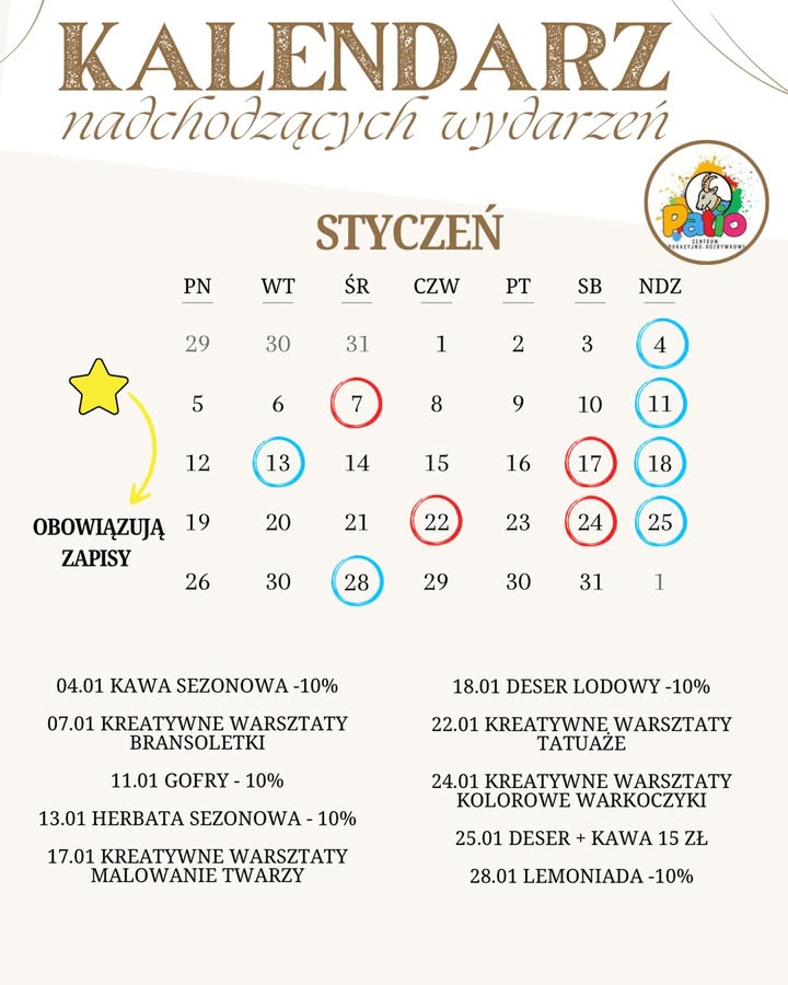 Styczeń w Sali Zabaw Patio Park – nowy miesiąc, nowa dawka atrakcji ❄️