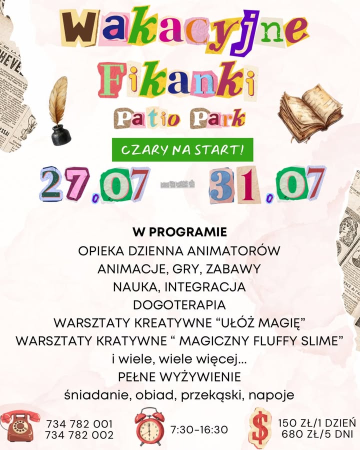 ✨ Wakacyjne Fikanki – Czary na Start! ✨