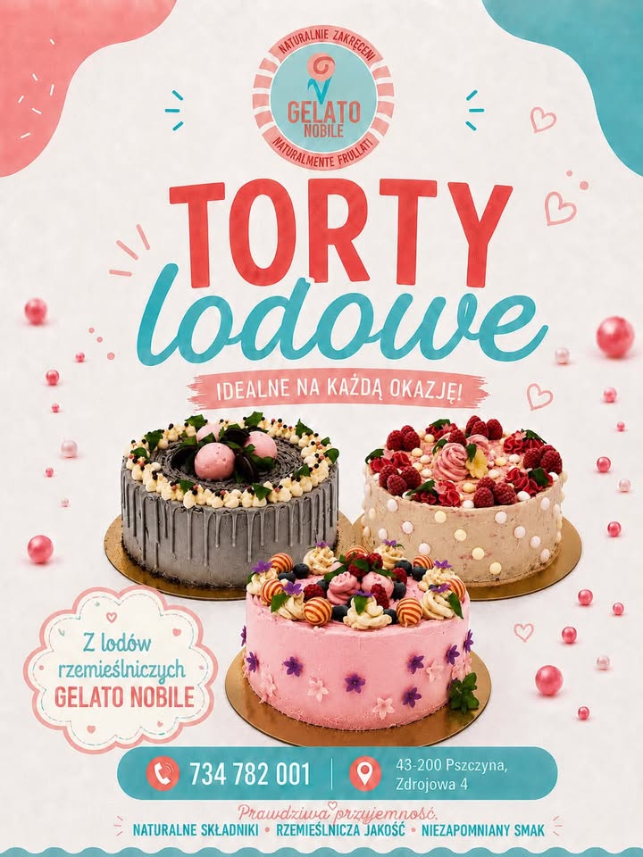 Wyjątkowe chwile smakują jeszcze lepiej z tortem lodowym Gelato Nobile ✨🍦